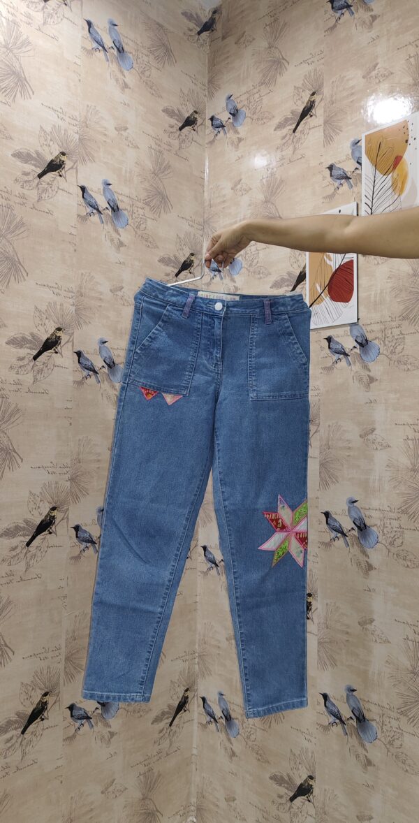 Creative Patchwork Jeans