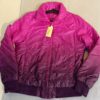 Ombré Fade Lightweight Puffer Bomber