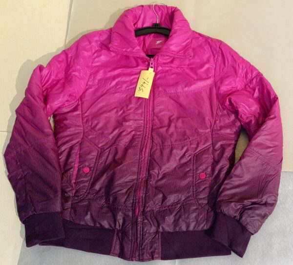 Ombré Fade Lightweight Puffer Bomber