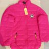 Fuchsia Pulse Sporty Quilted Kids Jacket