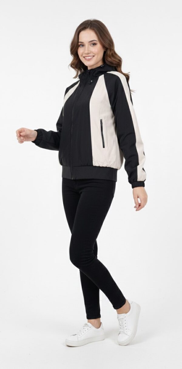 The Eclipse Two-Tone Hooded Windbreaker