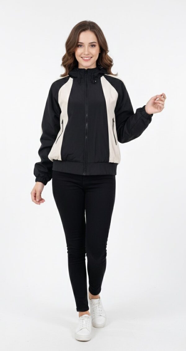 The Eclipse Two-Tone Hooded Windbreaker